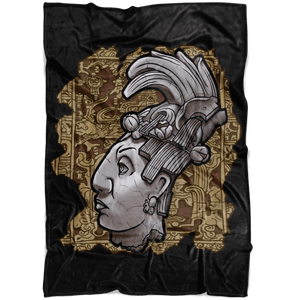 Mayan King Pakal Blanket