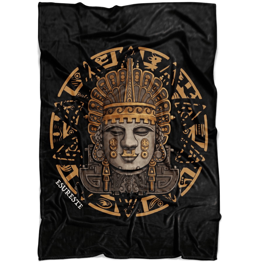 Coyolxauhqui Fleece Blanket