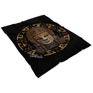 Coyolxauhqui Fleece Blanket