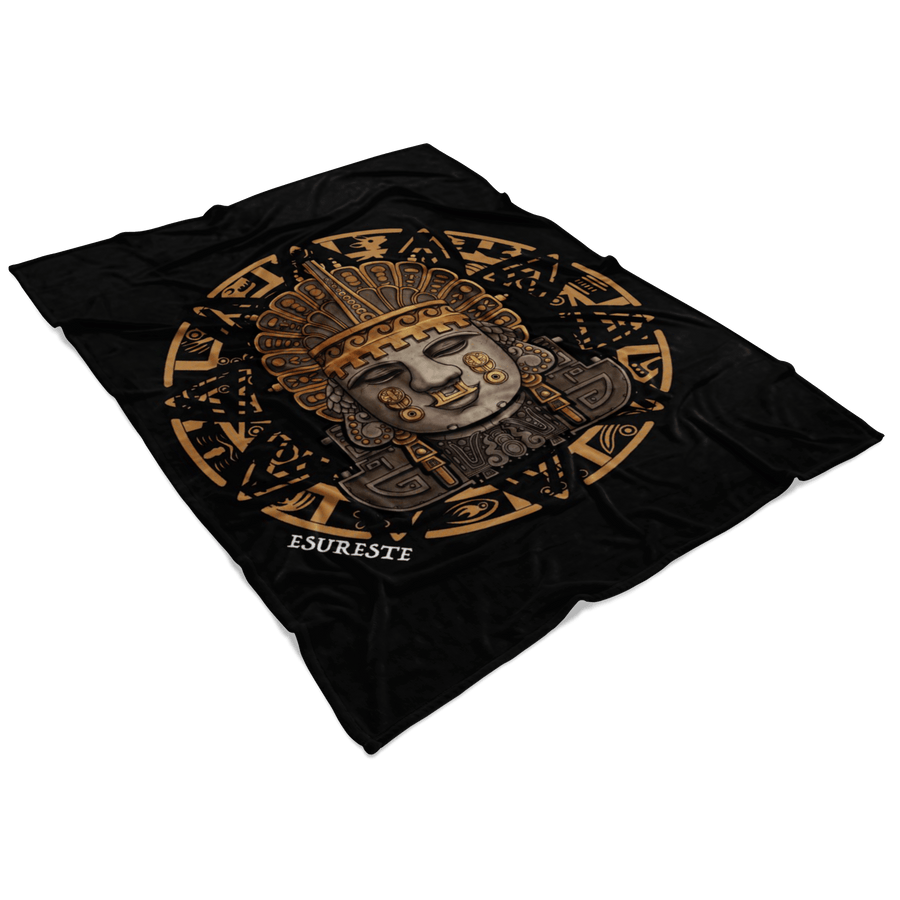 Coyolxauhqui Fleece Blanket