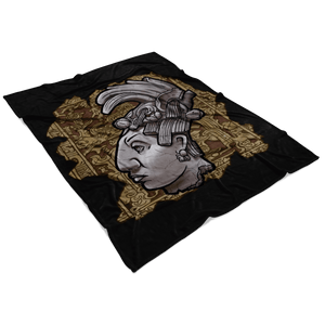 Mayan King Pakal Blanket