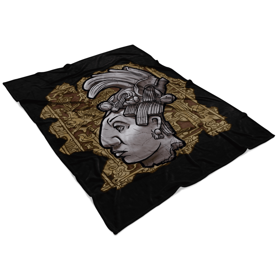 Mayan King Pakal Blanket