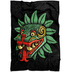 Quetzalcoatl Fleece Blanket