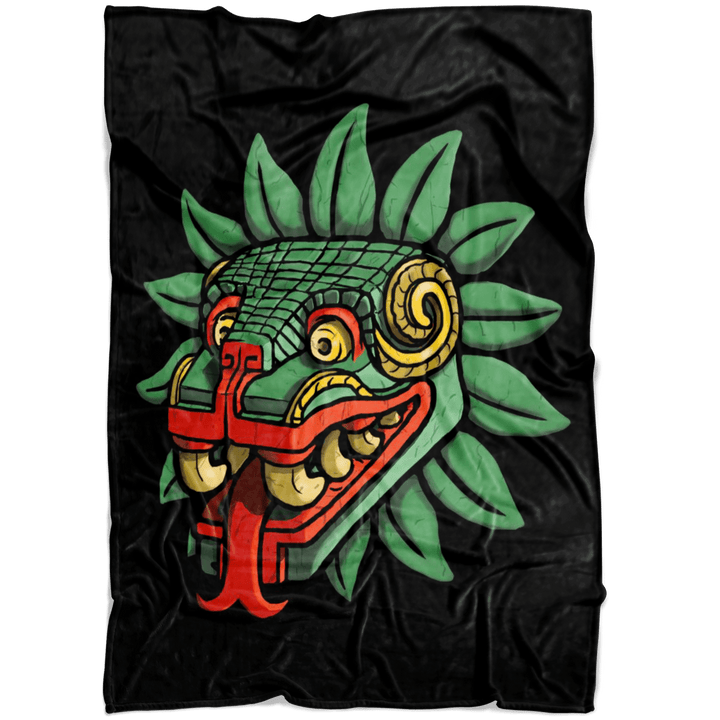 Quetzalcoatl Fleece Blanket